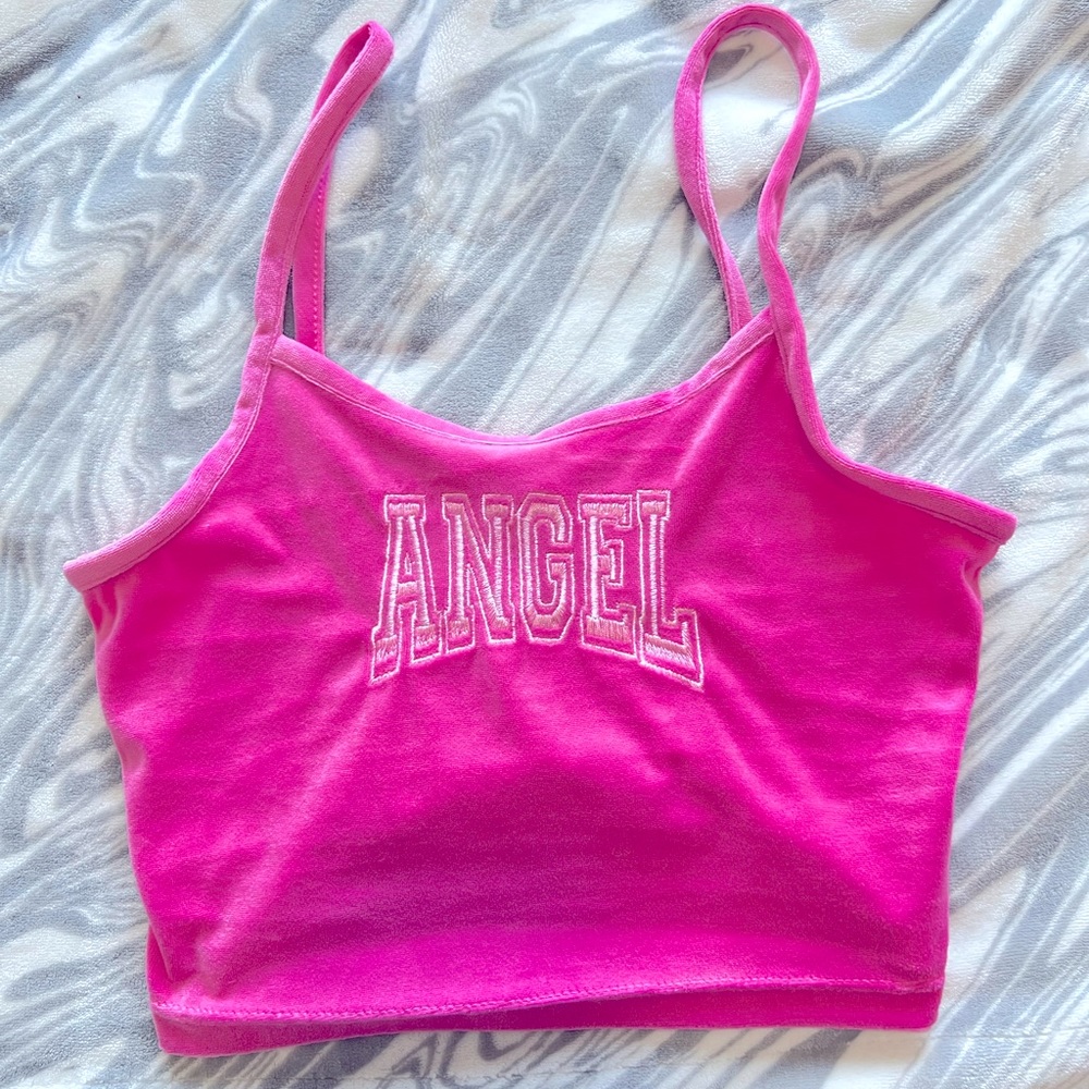 Neon Pink Angel Cami